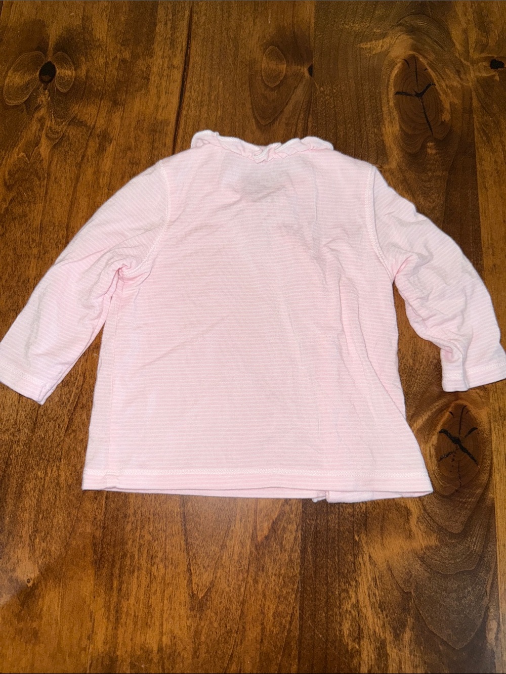 Angel Dear Light Pink Ruffle-Front Pajama Set - Picture 6 of 6
